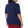 imageAmazon Essentials Womens Cotton Modal Draped Puff Sleeve TurtleneckNavy
