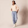 imageAmazon Essentials Womens French Terry Fleece Crewneck Sweatshirt with Sleeve DetailBeige