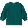imageAmazon Essentials Womens French Terry Fleece Crewneck Sweatshirt with Sleeve DetailDark Green