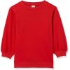 imageAmazon Essentials Womens French Terry Fleece Crewneck Sweatshirt with Sleeve DetailRed