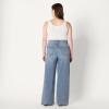 imageAmazon Essentials Womens High Rise Wide Leg JeanAuthentic Medium Wash