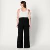 imageAmazon Essentials Womens High Rise Wide Leg JeanBlack