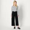 imageAmazon Essentials Womens High Rise Wide Leg JeanBlack