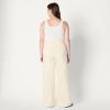 imageAmazon Essentials Womens High Rise Wide Leg JeanEcru