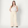 imageAmazon Essentials Womens High Rise Wide Leg JeanEcru