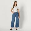 imageAmazon Essentials Womens High Rise Wide Leg JeanMedium Blue Vintage