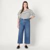 imageAmazon Essentials Womens High Rise Wide Leg JeanMedium Blue Vintage