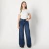 imageAmazon Essentials Womens High Rise Wide Leg JeanStone Dark Wash