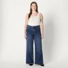 imageAmazon Essentials Womens High Rise Wide Leg JeanStone Dark Wash