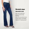 imageAmazon Essentials Womens High Stretch HighRise Flare JeanDark Shadow Wash