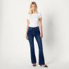imageAmazon Essentials Womens High Stretch HighRise Flare JeanDark Shadow Wash