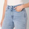 imageAmazon Essentials Womens High Stretch HighRise Flare JeanIced Blue Light Wash
