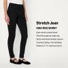 imageAmazon Essentials Womens High Stretch HighRise Skinny JeanBlack