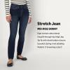 imageAmazon Essentials Womens High Stretch MidRise Skinny JeanDark Wash