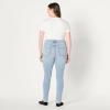imageAmazon Essentials Womens High Stretch MidRise Skinny JeanIced Blue Light Wash