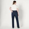imageAmazon Essentials Womens High Stretch SlimFit MidRise Bootcut JeanDark Midnight Wash