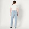 imageAmazon Essentials Womens High Stretch SlimFit MidRise Bootcut JeanTinted Ice Light Wash