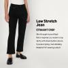 imageAmazon Essentials Womens HighRise Straight Leg JeanBlack