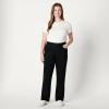 imageAmazon Essentials Womens HighRise Straight Leg JeanBlack