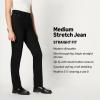 imageAmazon Essentials Womens HighRise Straight Leg JeanBlack