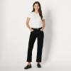 imageAmazon Essentials Womens HighRise Straight Leg JeanBlack