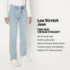 imageAmazon Essentials Womens HighRise Straight Leg JeanIced Light Wash