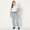 imageAmazon Essentials Womens HighRise Straight Leg JeanIced Light Wash