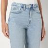 imageAmazon Essentials Womens HighRise Straight Leg JeanIced Light Wash