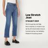 imageAmazon Essentials Womens HighRise Straight Leg JeanMedium Blue Vintage