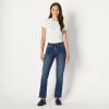imageAmazon Essentials Womens HighRise Straight Leg JeanStone Dark Wash