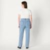 imageAmazon Essentials Womens HighRise Straight Leg JeanTinted Ice Light Wash