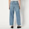 imageAmazon Essentials Womens Low Stretch HighRise Barrel Leg JeanAuthentic Medium Wash