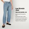 imageAmazon Essentials Womens Low Stretch HighRise Barrel Leg JeanAuthentic Medium Wash