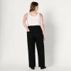 imageAmazon Essentials Womens Low Stretch HighRise Barrel Leg JeanBlack