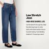 imageAmazon Essentials Womens Low Stretch HighRise Barrel Leg JeanStone Dark Wash