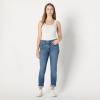 imageAmazon Essentials Womens Low Stretch MidRise Boyfriend Crop JeanAsh Blue Wash