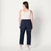 imageAmazon Essentials Womens Low Stretch MidRise Boyfriend Crop JeanDark Midnight Wash