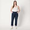 imageAmazon Essentials Womens Low Stretch MidRise Boyfriend Crop JeanDark Midnight Wash