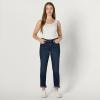 imageAmazon Essentials Womens Low Stretch MidRise Boyfriend Crop JeanDark Midnight Wash
