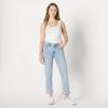 imageAmazon Essentials Womens Low Stretch MidRise Boyfriend Crop JeanIced Blue Light Wash