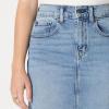 imageAmazon Essentials Womens Low Stretch RegularFit HighRise Long Jean SkirtAuthentic Medium Wash