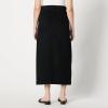 imageAmazon Essentials Womens Low Stretch RegularFit HighRise Long Jean SkirtBlack
