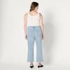 imageAmazon Essentials Womens Medium Stretch MidRise Kick Crop JeanIced Blue Light Wash