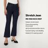 imageAmazon Essentials Womens Medium Stretch MidRise Kick Crop JeanRinse