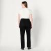 imageAmazon Essentials Womens Medium Stretch SlimFit MidRise Straight Leg JeanBlack