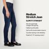 imageAmazon Essentials Womens Medium Stretch SlimFit MidRise Straight Leg JeanDark Wash