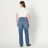 imageAmazon Essentials Womens Medium Stretch SlimFit MidRise Straight Leg JeanMedium Blue Vintage