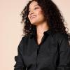 imageAmazon Essentials Womens RegularFit LongSleeve ButtonDown Poplin ShirtBlack