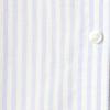 imageAmazon Essentials Womens RegularFit LongSleeve ButtonDown Poplin ShirtFrench Blue White Stripe