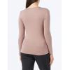 imageAmazon Essentials Womens Ribbed Knit Long Sleeve Henley Slim Fit TShirtDark Taupe